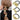 Gold Metal Hair Cuff Tie Set / 3 Piece