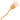 Gold Rose Shape Cosmetic / Nail Dust Brush - Handmade - Luxurious Quality - Each