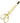 Gold Scissor Hair Clip