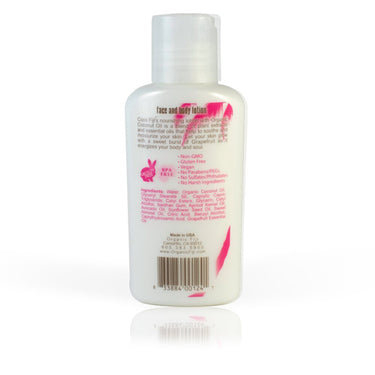 Grapefruit Face & Body Lotion Infused with Raw Coconut Oil / 3 oz. / Case of 20 Bottles by Organic Fiji by Organic Fiji