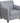 Gray Leather Guest Chair / Reception Chair by BIGA