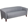 Gray Leather Guest Sofa / Reception Sofa by BIGA