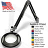Green-Lite&reg; - 6" Round LED Magnifier - 43" Reach - Fully Dimmable with 3 Bank LED Adjustability / Available in 10 Colors + 5 Base Options by O.C. White