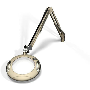 Green-Lite&reg; - 7.5" Round LED Magnifier - 43" Reach - Fully Dimmable with 3 Bank LED Adjustability / Available in 10 Colors + 5 Base Options by O.C. White