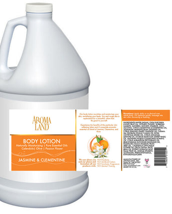 Hand & Body Lotion - Jasmine & Clementine / 1 Gallon by Aromaland