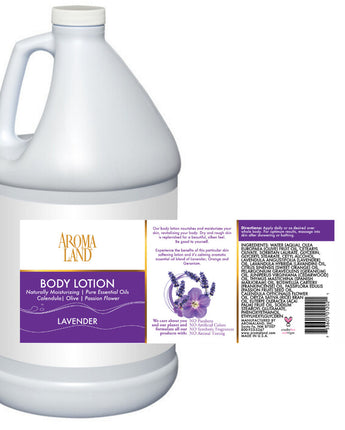 Hand & Body Lotion - Lavender / 1 Gallon by Aromaland