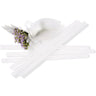 Handblown Frosted Glass Pipette / Pack of 6 by Katari Handmade Accessories