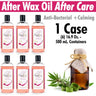 Harley Waxing UK - After Care Oil / Anti-Bacterial and Calming / Use with All Harley Waxes / 1 Case = (6) 16.9 Oz. - 500 mL. Containers