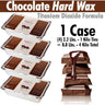 Harley Waxing UK - Chocolate Hard Wax / Titanium Dioxide Formula / 1 Case = (4) 2.2 Lbs. - 1 Kilo Tin = 8.8 Lbs. - 4 Kilo Total