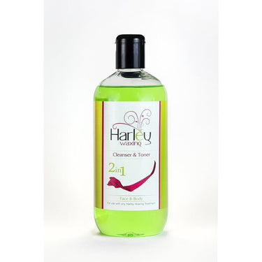 Harley Waxing UK - Cleanser and Toner / Cleanse and Rebalance / Use with All Harley Waxes / 1 Case = (6) 16.9 Oz. - 500 mL. Containers