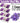 Harley Waxing UK - Lavender Hard Wax / Mica Formula / 1 Case = (4) 2.2 Lbs. - 1 Kilo Tins = 8.8 Lbs. - 4 Kilo Total