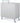 Harlow Glass-Topped Compact Reception Desk / White Laminate by HANS Equipment
