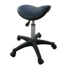 HBNY Dennis Small Saddle Stool / Black Plastic (ST03.1)