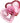 Heart Dappen Dish, Glass - Hot Pink by DL Pro