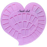 Heart-Shaped Deluxe Lucite Nail Tip Display by DL Pro