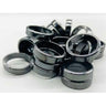 Hematite Balance & Protection Rings - Flat / Set of 50