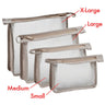 Hemp Trim Cosmetic Bag - Medium / 7.25" X 1.5" X 5" / 50 Pack