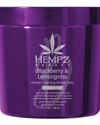 Hempz Blackberry & Lemongrass Herbal Cleansing Shower Jelly / 4 oz. - 118mL.