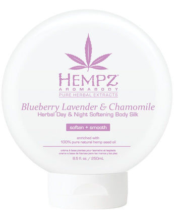 Hempz Blueberry Lavender &amp; Chamomile Softening Body Silk / 8.5 oz. - 250 mL.