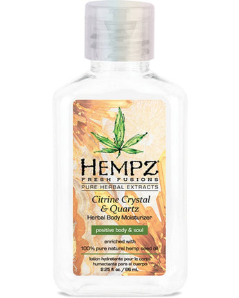 Hempz Citrine Crystal & Quartz Moisturizer / 2.25 fl. oz. - 66 mL.