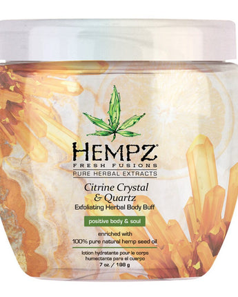 Hempz Citrine Crystal &amp; Quartz Body Buff / 7 oz. - 198 grams