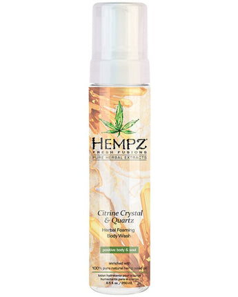 Hempz Citrine Crystal &amp; Quartz Body Wash / 8.5 oz. - 250 mL.