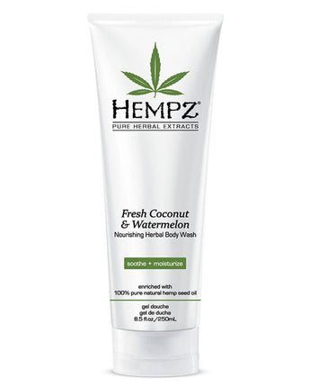 Hempz Coconut &amp; Watermelon Body Wash / 8.5 oz. - 250 mL.