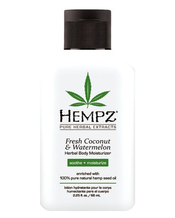 Hempz Coconut &amp; Watermelon Moisturizer / 2.25 oz. - 66 mL.