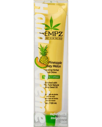 Hempz Hydrating Herbal Hand Cr&egrave;me - Pineapple Melon / 4 oz. - 120 mL.