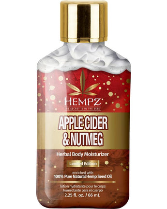 Hempz Limited Edition Apple Cider & Nutmeg Moisturizer / 2.5 oz. - 66 mL.