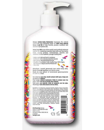 Hempz Limited Edition Buttercream Birthday Cake Herbal Body Moisturizer / 17 fl. oz. - 500 mL.