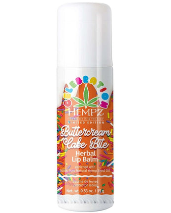 Hempz Limited Edition Buttercream Cake Bite Herbal Lip Balm / 0.53 oz. - 15 grams