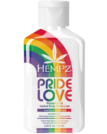 Hempz Limited Edition Pride Love Passion Fruit Herbal Body Moisturizer / 2.25 fl. oz. - 66 mL.