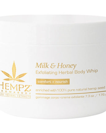 Hempz Milk &amp; Honey Exfoliating Body Whip / 7.3 oz. - 176 grams