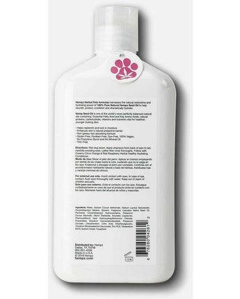 Hempz Petz Creamy Citrus Orange & Red Raspberry Herbal Deodorizing Dog Shampoo / 17 fl. oz. - 500 mL.