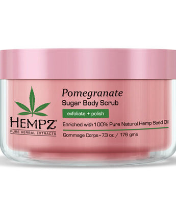 Hempz Pomegranate Sugar Scrub / 7.3 oz. - 176 grams