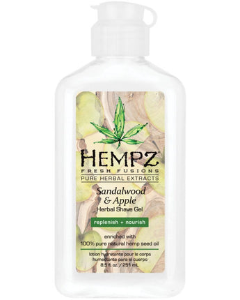 Hempz Sandalwood &amp; Apple Shave Gel / 8.5 oz. - 250 mL.