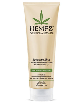 Hempz Sensitive Skin Calming Body Wash / 8.5 oz. - 250 mL.