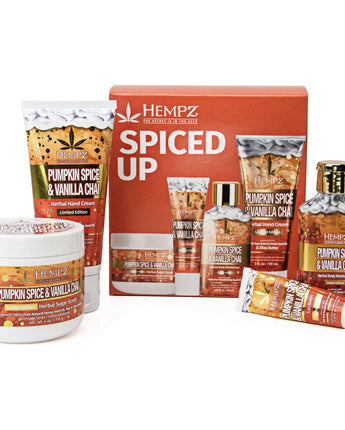 Hempz Spiced Up Pumpkin Spice & Vanilla Chai / 4 Piece Set