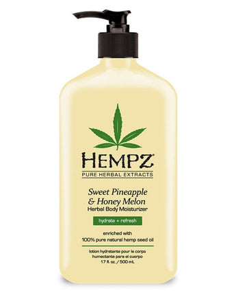 Hempz Sweet Pineapple &amp; Honey Melon Moisturizer / 17 oz. - 500 mL.