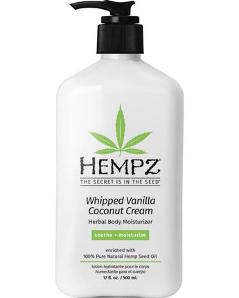 Hempz Whipped Vanilla & Coconut Moisturizer / 17 oz.