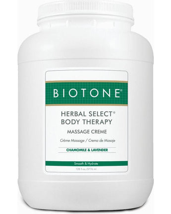 Herbal Select Body Therapy Massage Crème / 1 Gallon by Biotone