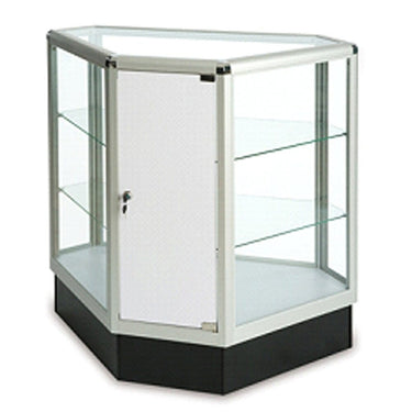 Hexagonal Full Vision Showcase / 20" x 20" x 12" x 38"H by CBL Displays