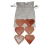 Himalayan Salt Massage Stones Hearts / Set of 6 by Himalayan Salt