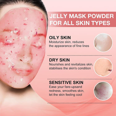 HimalayanPure Mineral Salt & Niacinamide Hydrating Jelly Mask / 23 oz. - 650 grams by JeLuxe Masks