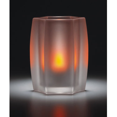 Hollowick Flameless Rechargeable LED Candle Lighting - Platinum Candles / Amber / 12 Pack