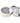 Holographic Nail Pigment Powder - Silver - Each