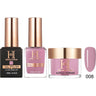Honey's Nail Secret Combo - UV/LED Soak Off Gel Polish 0.5 oz. + Nail Lacquer 0.5 oz. + Acrylic Powder 2 oz. - #HP 008