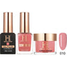 Honey's Nail Secret Combo - UV/LED Soak Off Gel Polish 0.5 oz. + Nail Lacquer 0.5 oz. + Acrylic Powder 2 oz. - #HP 010