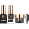 Honey's Nail Secret Combo - UV/LED Soak Off Gel Polish 0.5 oz. + Nail Lacquer 0.5 oz. + Acrylic Powder 2 oz. - #HP 047